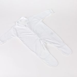 Babygrow/ Sleepsuit in White (Printable)