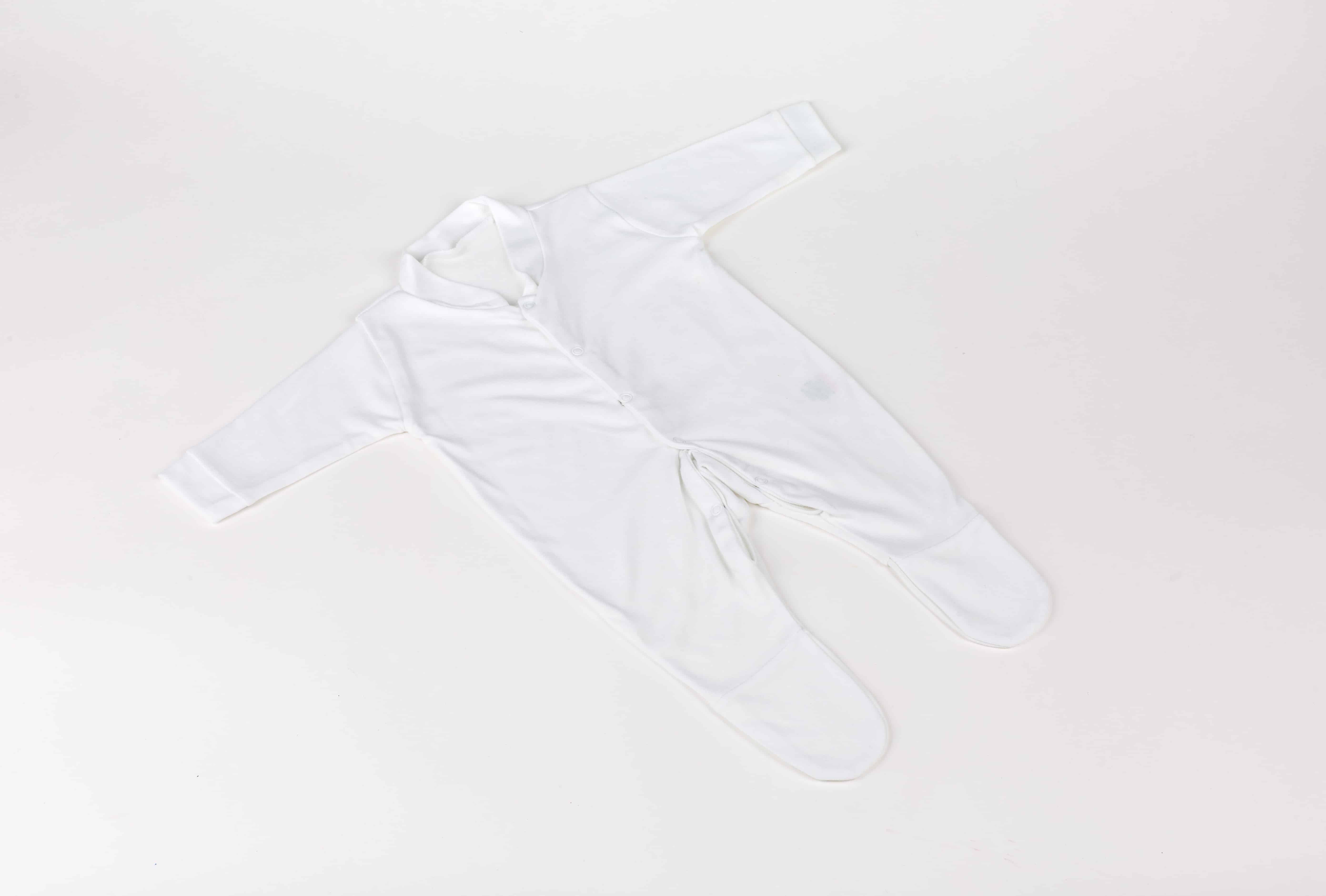 Babygrow/ Sleepsuit in White (Printable) - Lady Personalised
